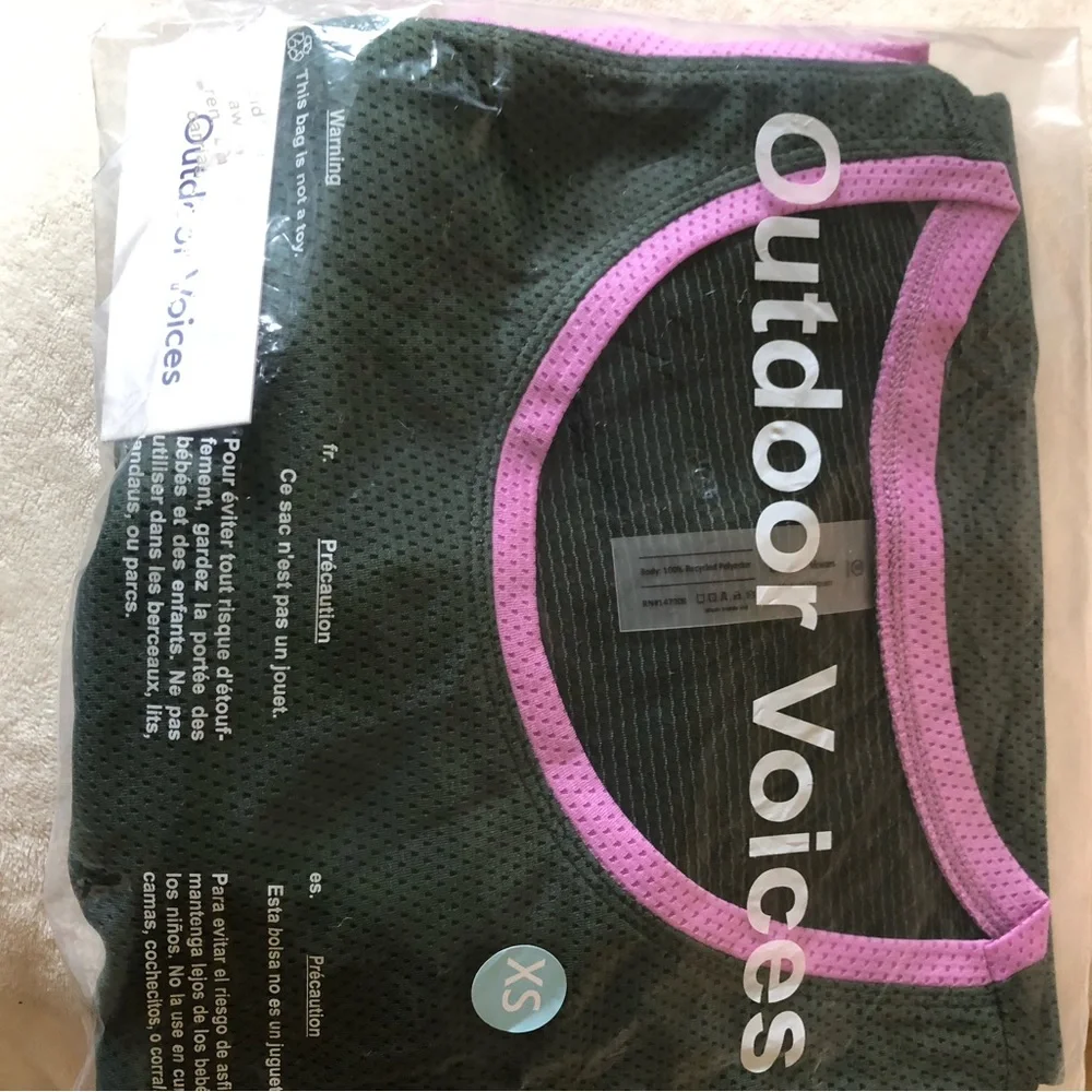 Outdoor Voices recycled mesh Tank XS New! - Picture 2 of 8